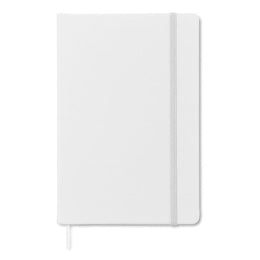 Notizbuch A5 liniert personalisiert – Weiss