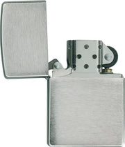 Zippo personalisiert – Brushed Chrome
