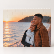Fotopuzzle aus Bausteinen personalisiert – 19cm × 14.5 cm (97 Steine)
