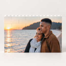 Fotopuzzle aus Bausteinen personalisiert – 16.5cm x 10.5cm (60 Steine)